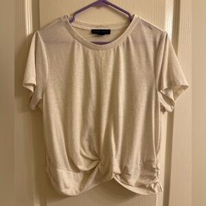 Sanctuary Cream Short Sleeve Tee